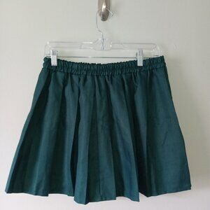 Jungle Green Mini Skirt